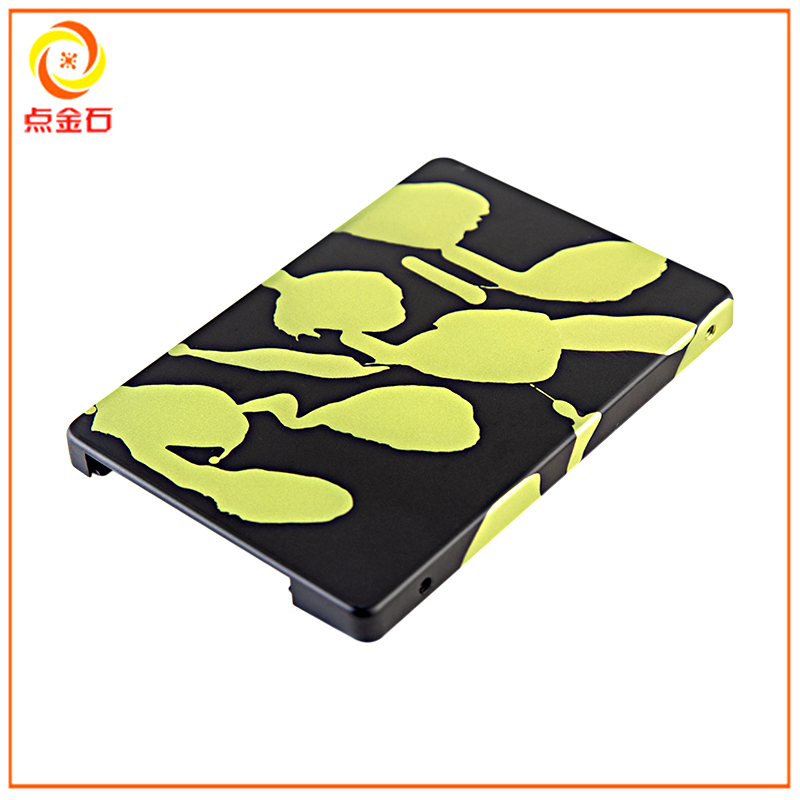 SSD硬盘外壳迷彩氧化 迷彩氧化金属外壳 SSD外壳迷彩氧化