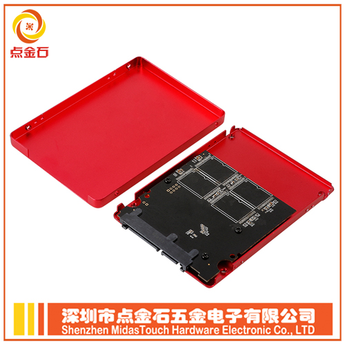 铝合金固态盘外壳 SSD铝外壳 移动硬盘外壳