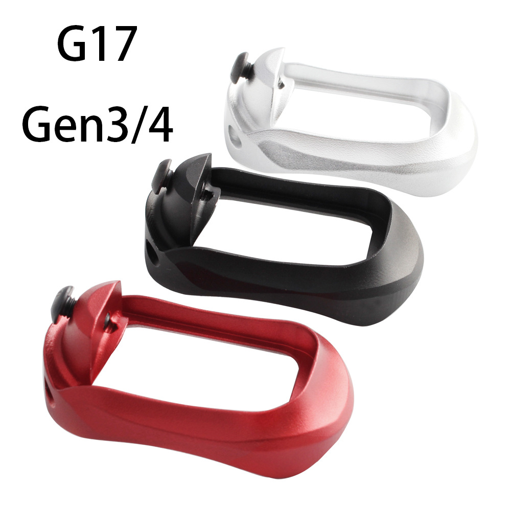 Cnc玩具枪配件3/4代铝合金握把底座配件 PRO Plus Magwell - Glock17 Gen3/4