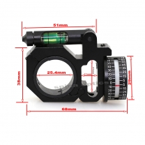 SPINA OPTICS 角度指示器气泡水平仪25.4mm / 30mm瞄准镜安装环